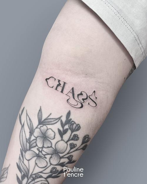 Tattoo Lettrage typo